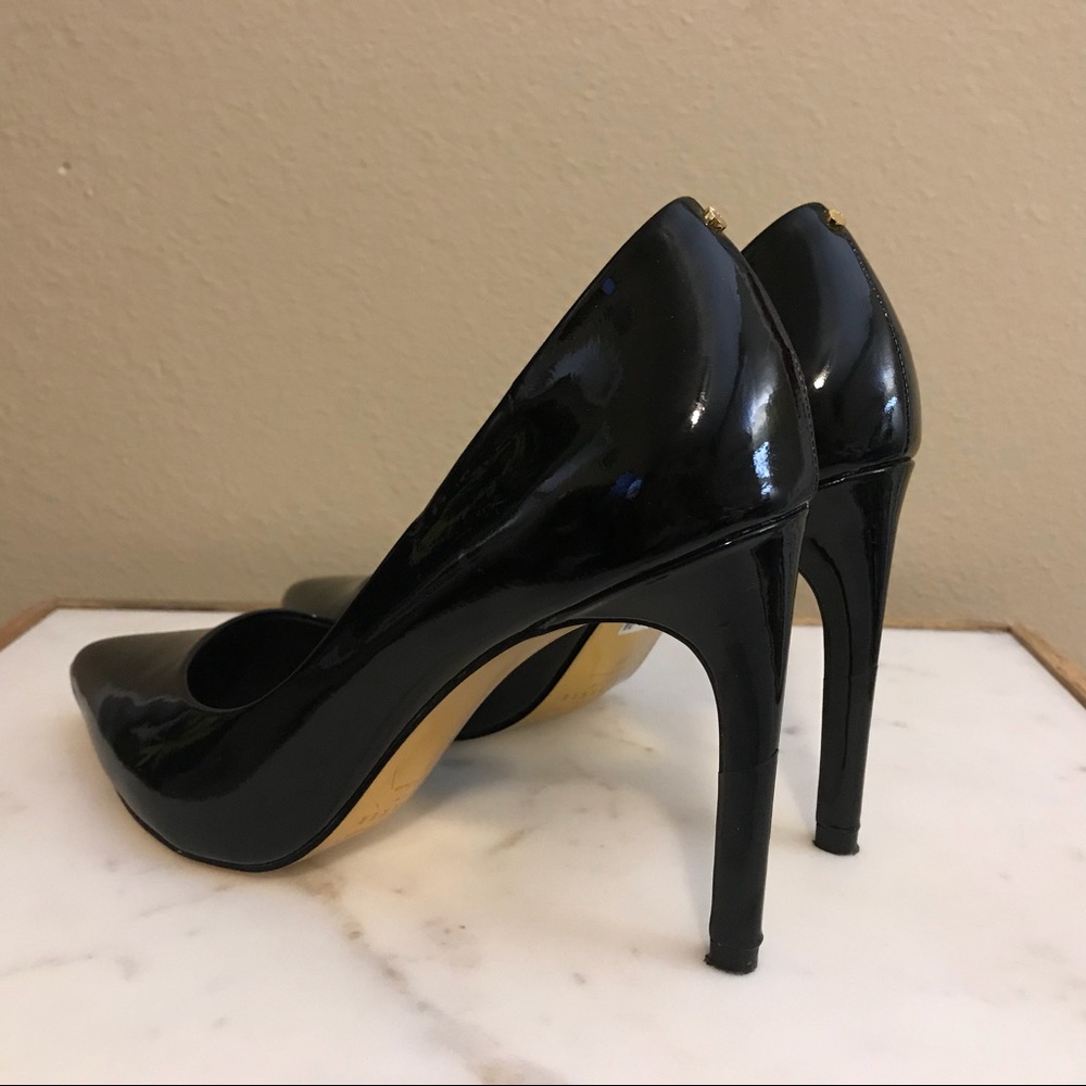 Ted Baker black patent leather heels